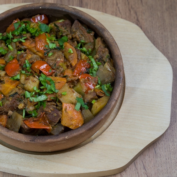 Жаркое с овощами по-грузински 