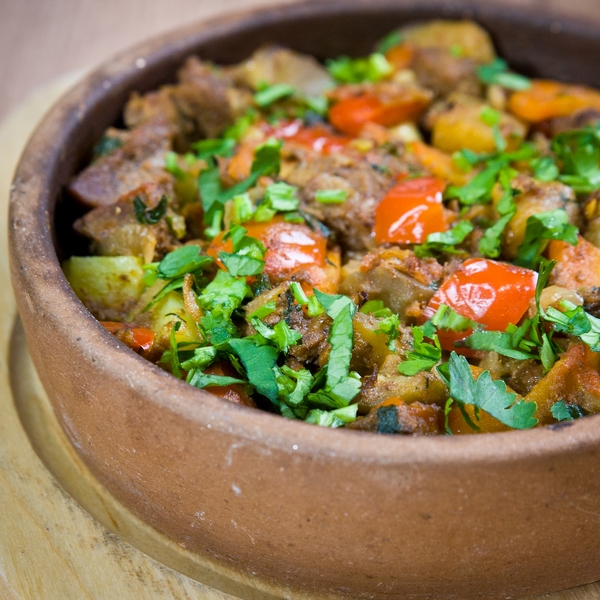 Жаркое с овощами по-грузински 
