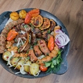 Ассорти шашлыков на мангале 