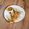 Блинчики со сгущёнкой или мёдом 